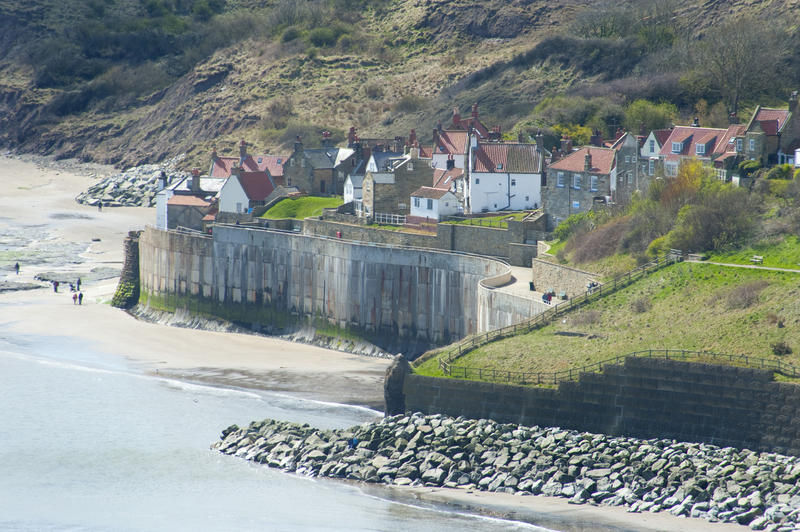 The picturesque fishing village of Robin Hoods Bay on the North Yorkshire coast