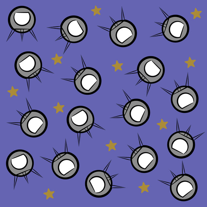 <p>Pattern of rockets and stars in the nights sky. Ideal as a background or wallpaper for kids related work.</p>
