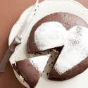 10579   Sliced Chocolate Cake with Heart Shape on Top