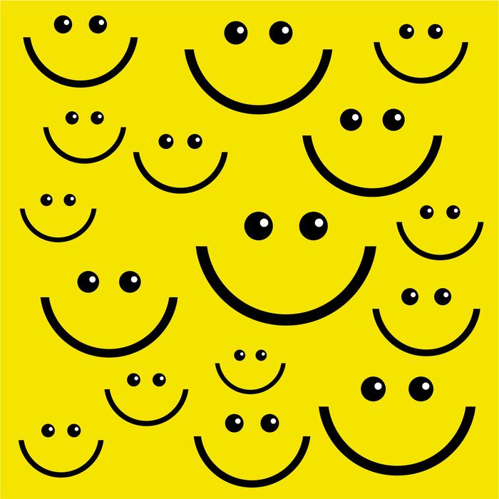 <p>Happy face wallpaper.</p>