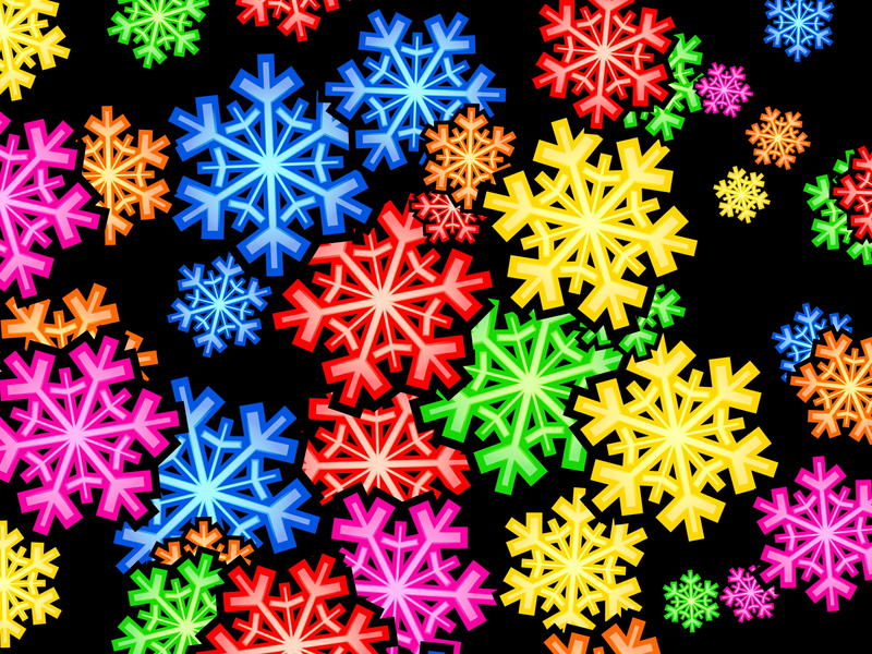 <p>Snowflake wallpaper pattern clip art illustration.</p>
