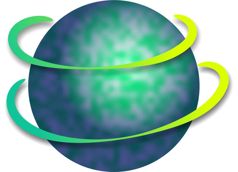 <p>Simple globe logo icon.</p>