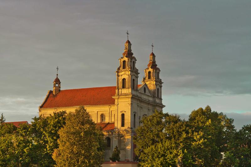 <p>St. Raphael the Archangel Church in Vilnius, Lithuania in late afternoon sunlight</p>
