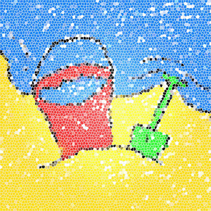 <p>Beach bucket and spade clip art illustration.</p>