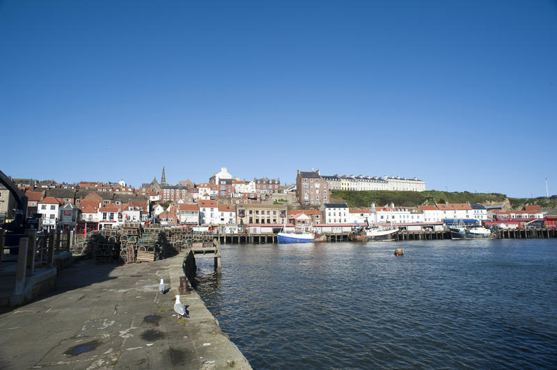 Historic town in Whitby, North Yorkshire on the north-east coast of England