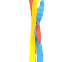 11410   Border of colorful party streamers