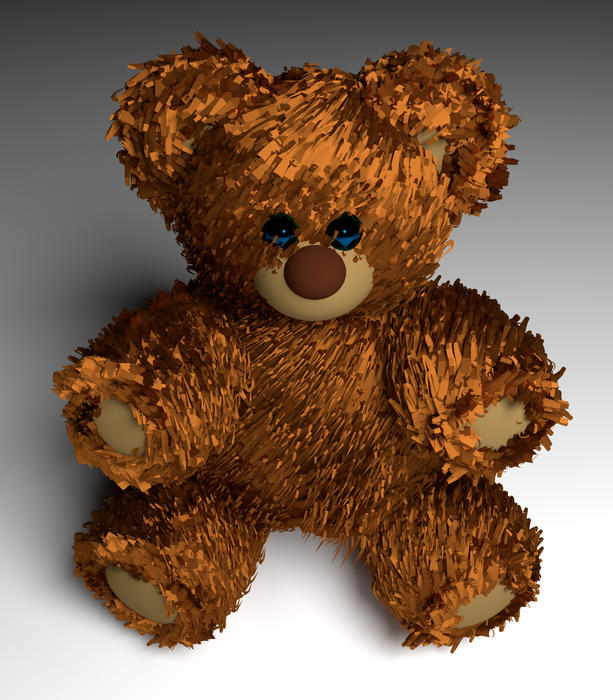 <p>A 3d teddy bear render.</p>
