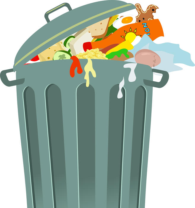 <p>Trash can clip art illustration.</p>