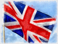 9072   union jack water illustration