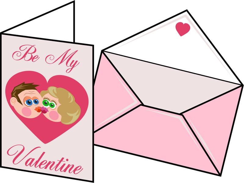 <p>Valentines day card clip art illustration.</p>
