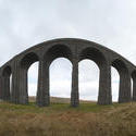 7733   Ribblehall viaduct   fisheye view