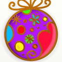 10360   whimsypaint christmas bauble