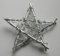 11578   Rustic wicker Christmas star