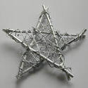 11578   Rustic wicker Christmas star