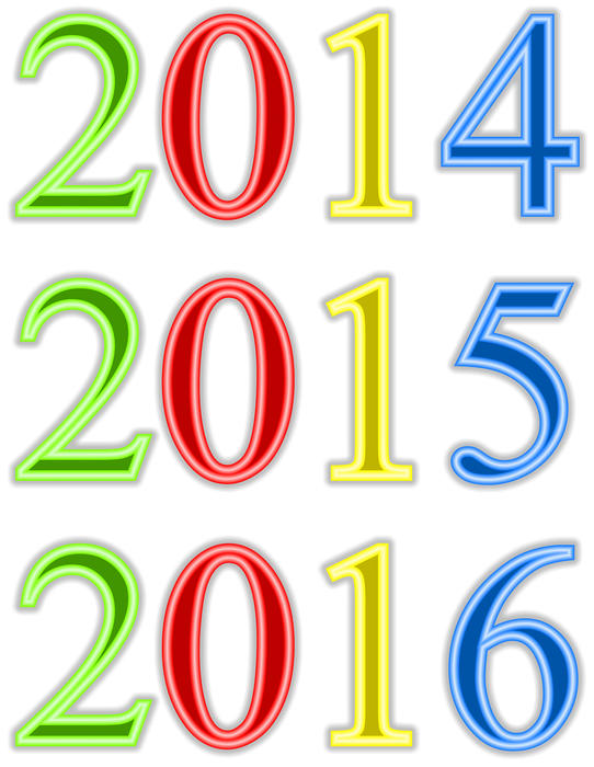 <p>New year text clip art illustration.</p>