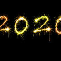 17209   New years 2020 sparkling sign