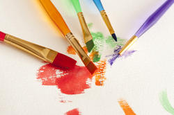 12141   Randomly placed brushes and paint strokes