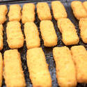 12740   Freshly baked breaded fish fingers