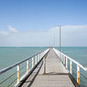 17007   View along the deserted jetty at Beachport