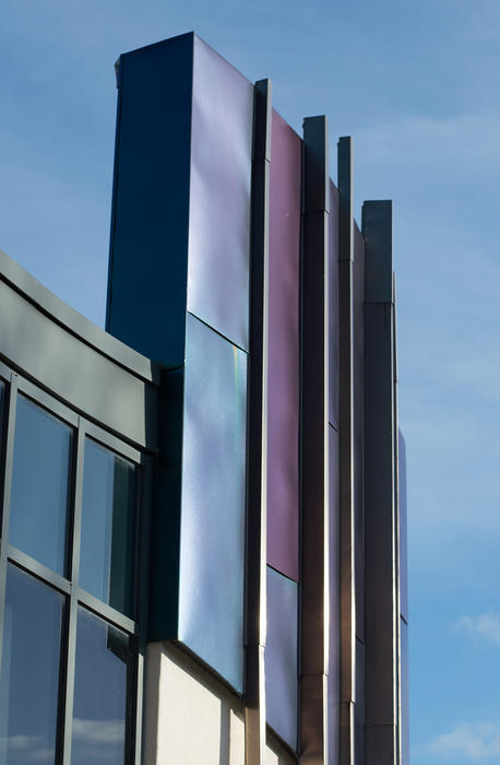 <p>Modern architecture and old architecture&nbsp;together. The old library at Bispham near Blackpool given a modern make over.</p>
Modern architecture and old architecture together.