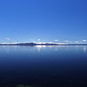 12230   Blue Yellowstone Lake and Sky