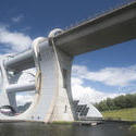 12803   Detail of the Falkirk Wheel, Scotland