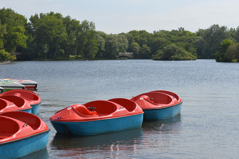 <p>Boats on a lake in the UK.</p>

<p>More photos like this on my website at -&nbsp;https://www.dreamstime.com/dawnyh_info</p>
Boats on a lake in the UK