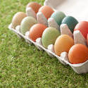 13466   Box of colorful Easter eggs