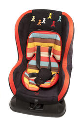 11956   Colorful baby car seat for a young child