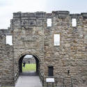 12886   Ruined wall of St Andrews Castle, Scotland