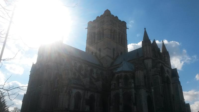 <p>backlit cathedral norwich uk</p>