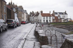 12891   Cellardyke Street Scene on Overcast Day