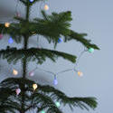 13146   Natural pine Christmas tree with simple lights