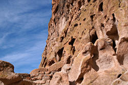 12214   Rocky Cliffs at Bandelier National Monument