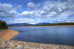 12612   Clouds Over Turquoise Lake