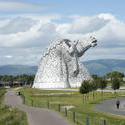 12893   Landscape view of the Kelpies, Falkirk