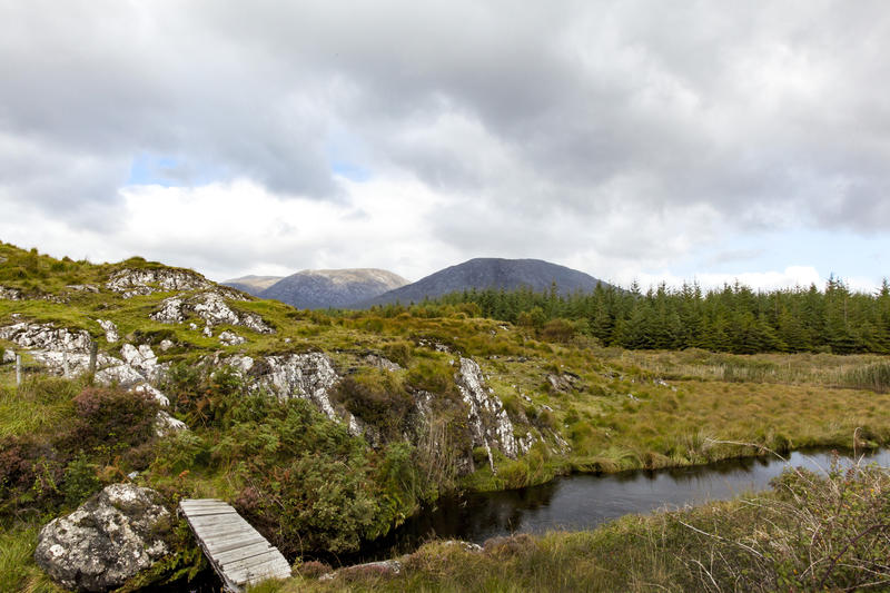 <p>The wild countryside of the Connemara Mountains, Ireland</p>