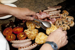 12995   Chef cooking an english breakfast
