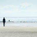 12878   Another Place Modern Sculpture, Crosby Beach, UK