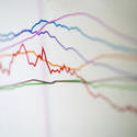13737   Data graphs close up
