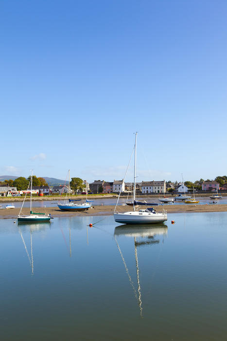 <p>Boats in harbour at Davitts Quay, County Waterford, Ireland</p>