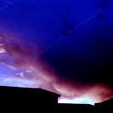 16113   Evening Storm Clouds over Residential Housing