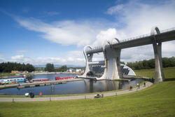 12897   Scenic view of the Falkirk Wheel, Scotland