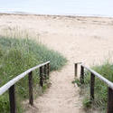 12844   Pathway down to the beach, Fife Coast, Scotland