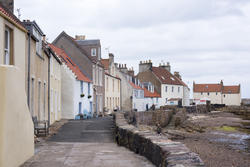 12898   Low tide at Pittenweem coast in Scotland