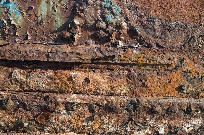 16474   Rust on an old shipwreck