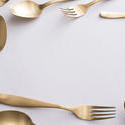 stock image 13101   Food or catering frame with assorted cutlery