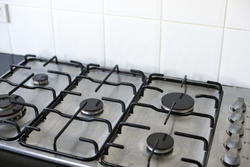 12984   Gas stove with five burner plates