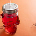 12782   Red drink in glass shaped skull