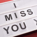 13494   I Miss You X message